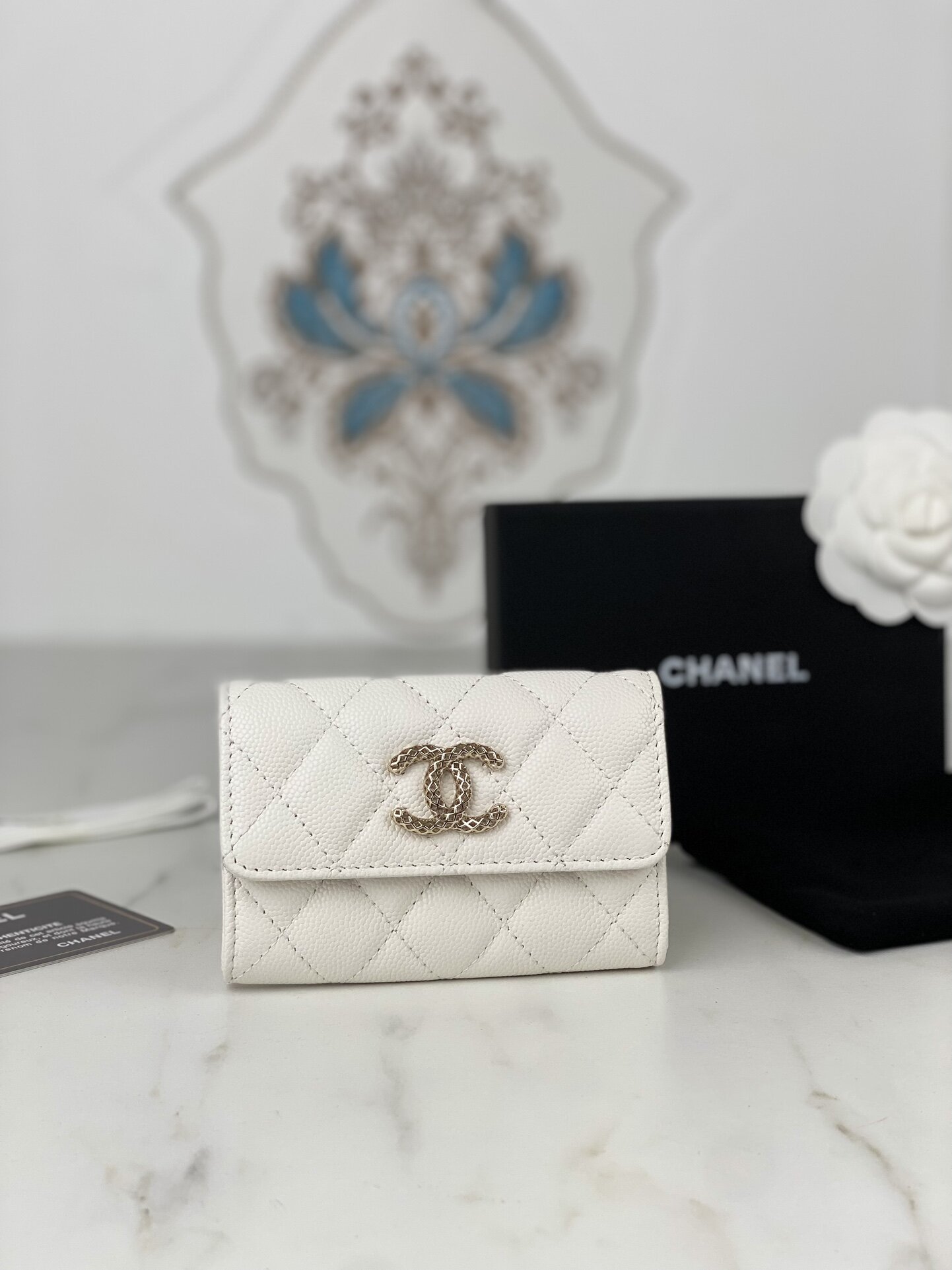 chanel card wallet 11 8.5 3cm 2